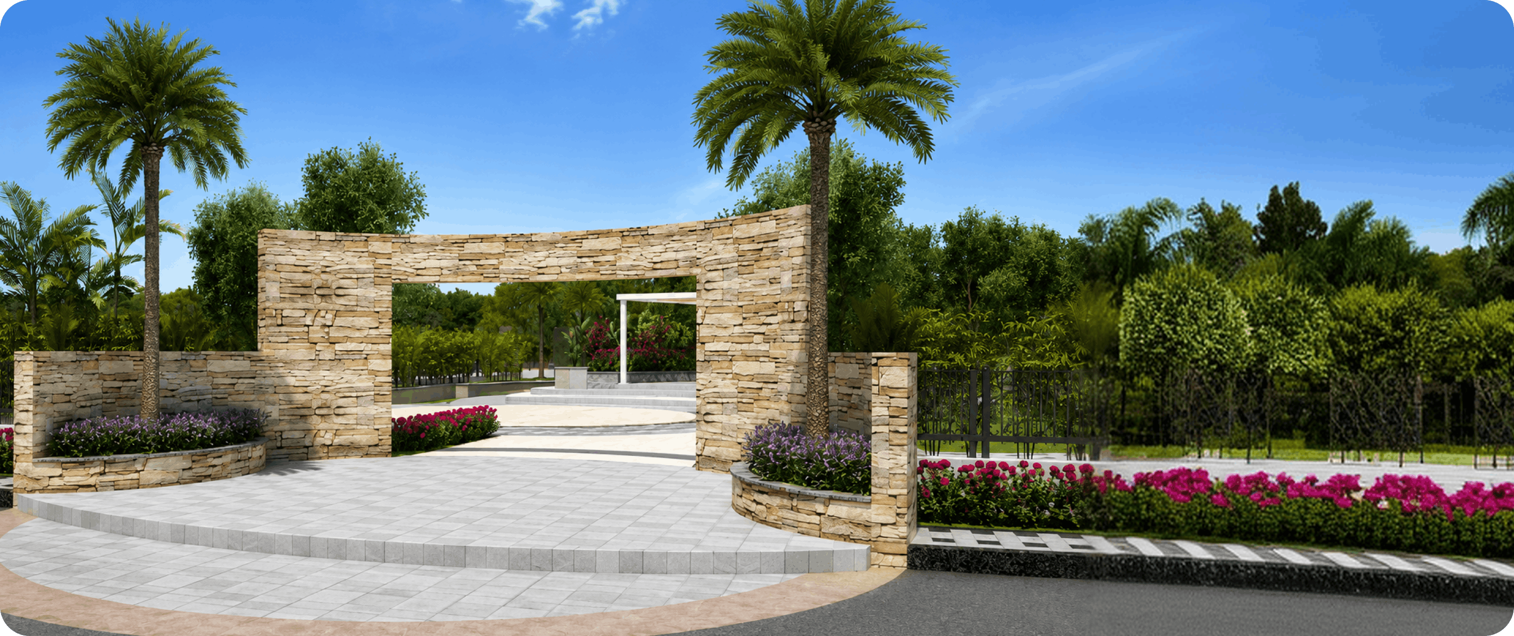 Mahidhara Rock Garden project view